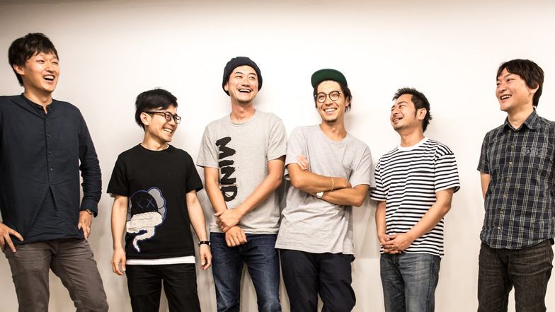 (左から)高宮範有(PARTY)、小泉敬太(電通 第11営業局)、田中直基(電通 CDC)、青木謙吾(電通 5CRP)、田中潤(PARTY)、中村洋基(PARTY) ※小泉さんはアテンドということで、いっさいしゃべりませんが、特に気にしないでください。