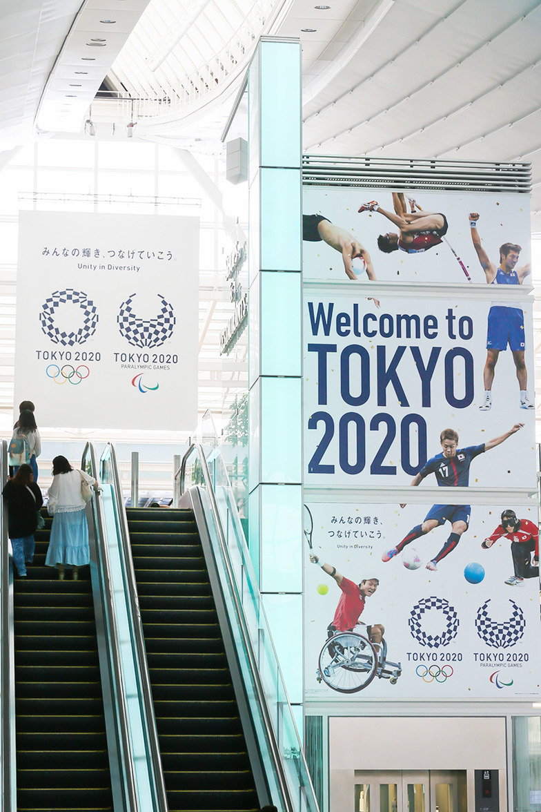 Welcome to TOKYO 2020空港装飾