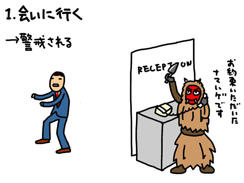 1.会いに行く