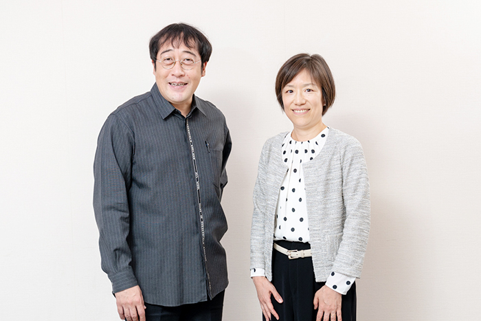 黒木彰一氏(フジテレビ)と北風祐子氏(電通)