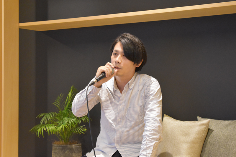 湊康明氏:優秀な学生と一緒に企業合同のインターンシップを実施し、イノベーター人材の採用につなげる「人づくりからの共創」を実践。
