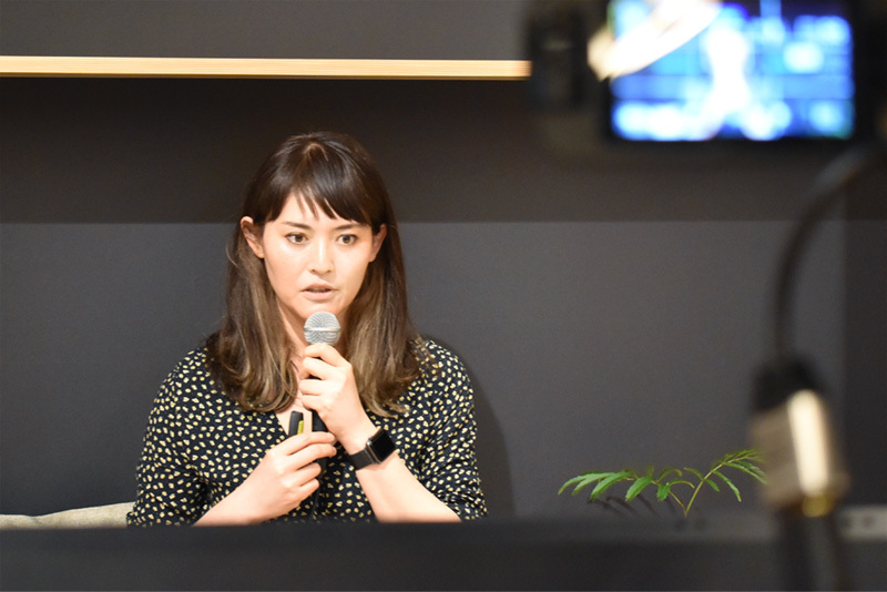 奥田涼氏:「FUND X」というソリューションで、オープンイノベーションによる企業改革を提案する。