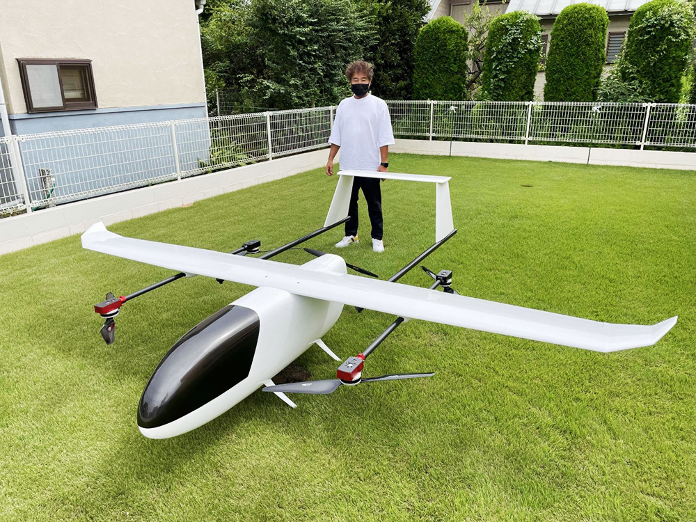 開発中の大型機 翼長3.5メートル